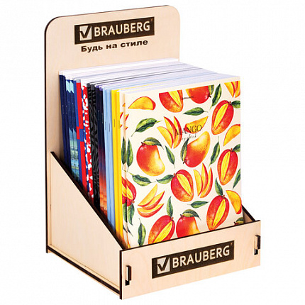 Деревянная подставка под тетради B5 и A4, BRAUBERG, 37х24х23 см, 505919