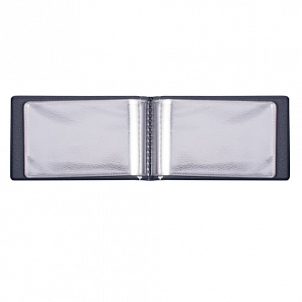 Визитница однорядная на 28 визитных, дисконтных или кредитных карт, "Платок", ДПС, 2054.Т11