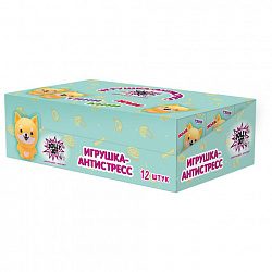 Игрушка-антистресс "ВЕСЁЛЫЙ ПЁСИК", 5х8 см, дисплей, JOLLY JOT (ДЖОЛЛИ ДЖОТ), 665802