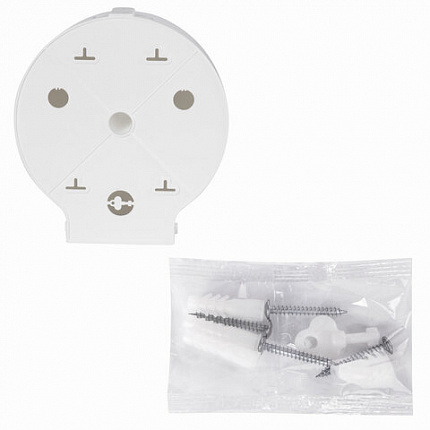 Диспенсер для туалетной бумаги LAIMA PROFESSIONAL ORIGINAL (Система T1), БОЛЬШОЙ, белый, ABS-пластик, 605768