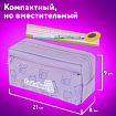 Пенал ЮНЛАНДИЯ ЮНИОР, 2 отделения, "Cool vibes", 21х9х8 см, 273821