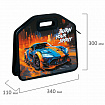 Папка-сумка ЮНЛАНДИЯ, 1 отделение, фетровые ручки, 34х30х11 см, "Race car", 273382