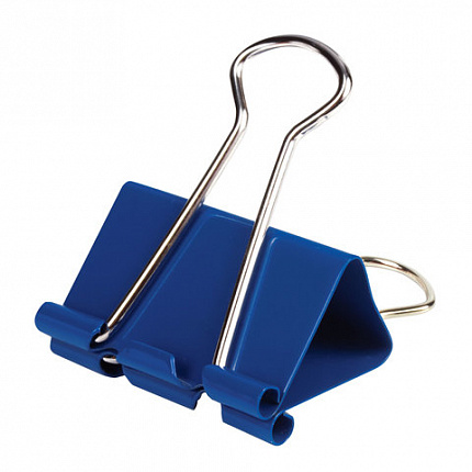 Зажимы для бумаг ОФИСМАГ, КОМПЛЕКТ 12 шт., 51 мм, на 230 листов, цветные, картонная коробка, 226768