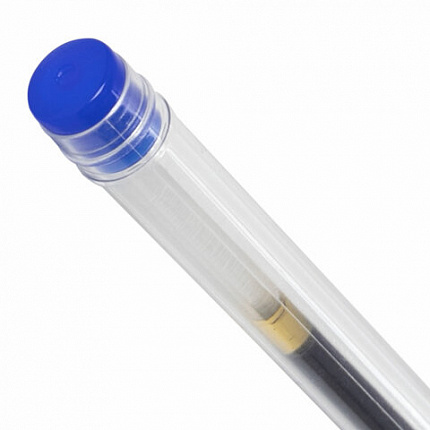 Ручки шариковые и гелевые STAFF "Basic ST-01", НАБОР 6 ШТУК, АССОРТИ, узел 0,7 мм, линия письма 0,35 мм, 144080