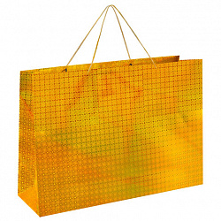 Пакет подарочный (1 шт.) 70x16x50 см, "BIG SIZE", голография, ассорти 3 цвета, ЗОЛОТАЯ СКАЗКА, 609732