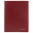Папка 30 вкладышей BRAUBERG "Office", красная, 0,5 мм, 222630