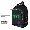 Рюкзак BRAUBERG VIBE, 2 отделения, 5 карманов, "Green car", 40х28х14 см, 272088