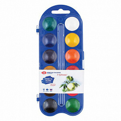 Краски акварельные "Я - Художник!", медовые, 12 цветов, круглые кюветы, Невская Палитра, 227421538