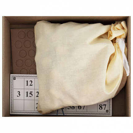 "Родное лото" классическое с деревянными бочонками, в картонной упаковке, ЗОЛОТАЯ СКАЗКА, 664710