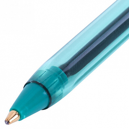 Ручка шариковая BRAUBERG X-30 COLOR MIX, СИНЯЯ, мягкое письмо, пишущий узел 1 мм, линия письма 0,5 мм, 144335