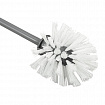 Ершик для унитаза с подставкой (высокий стан), закрытый, "Стар", серебристый, IDEA, М 5017