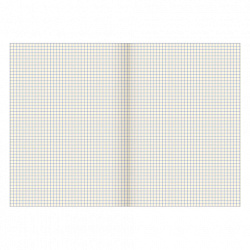 Тетрадь бумвинил, зеленый, А4 (большой формат), 96 л., скоба, офсет №2, ЭКОНОМ, клетка, STAFF, 403407