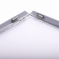 Рамка настенная с "клик"-профилем А3 (297х420 мм), алюминиевый профиль, BRAUBERG "Extra", 238221