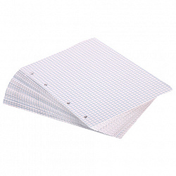 Сменный блок для тетради на кольцах, А5, 160 л., STAFF, "Белый", 403261