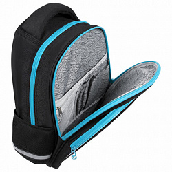 Рюкзак BRAUBERG OPTIMA, 2 отделения, с брелоком, "Открытый космос", 36х27х18 см, 272095