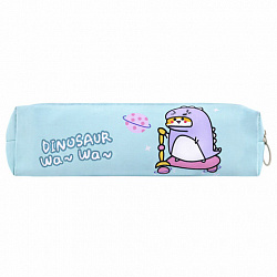 Пенал мягкий ПИФАГОР, 1 отделение, ПВХ, ассорти "Dinos", 20x6х4 см, 273823