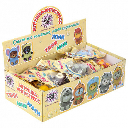 Игрушка-антистресс "Переодевашки МИЛАШКИ", 6х5 см, ассорти 8 видов, дисплей, JOLLY JOT (ДЖОЛЛИ ДЖОТ), 665826