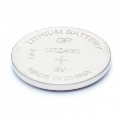 Батарейка литиевая GP Lithium CR2430 "таблетка, дисковая, кнопочная" 1 шт., блистер, CR2430-8C1