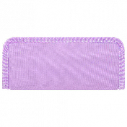 Пенал ЮНЛАНДИЯ ЮНИОР, 2 отделения, полиэстер, "Purple clouds", 21х8х6 см, 273810