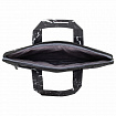 Сумка портфель HEIKKI STYLE (ХЕЙКИ) с отделением для ноутбука 13-14", 3 кармана, черная, 26х36х3 см, 272606