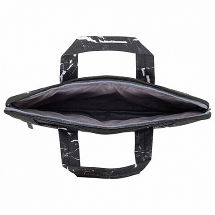 Сумка портфель HEIKKI STYLE (ХЕЙКИ) с отделением для ноутбука 13-14", 3 кармана, черная, 26х36х3 см, 272606