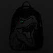 Ранец BRAUBERG SHINY, 2 отделения, с брелком, Scary dino, СВЕТЯЩИЙСЯ РИСУНОК, 38х28х14 см, 273143