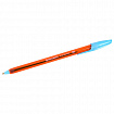 Ручка шариковая BRAUBERG X-30 ORANGE, СИНЯЯ, мягкое письмо, пишущий узел 1 мм, линия письма 0,5 мм, 144333