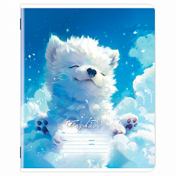 Тетрадь 12 л. ЮНЛАНДИЯ, клетка, обложка картон, МИКС-2, 107273