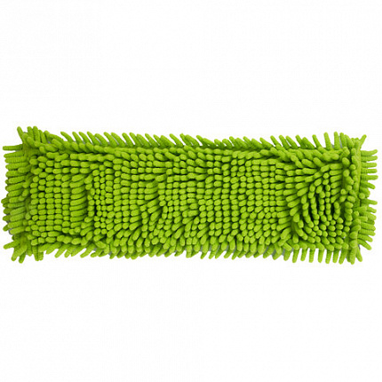 Швабра с флаундером 40 см, телескопический черенок 70-120 см, еврорезьба, МОП из микрофибры букли "СИНЕЛЬ" (ТИП К), ЛЮБАША, 603602