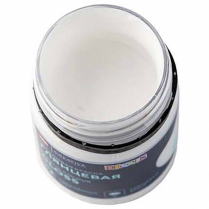 Краска акриловая глянцевая "Декола", банка 50 мл, белая, Невская Палитра, 2928104