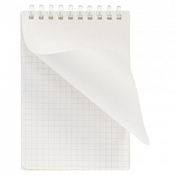 Блокнот МАЛЫЙ ФОРМАТ А6 80 л., мягкий гребень, пластик, фольга, клетка, HATBER, NATURAL FLOWERS, 090108, 80Б6A1мс_33479