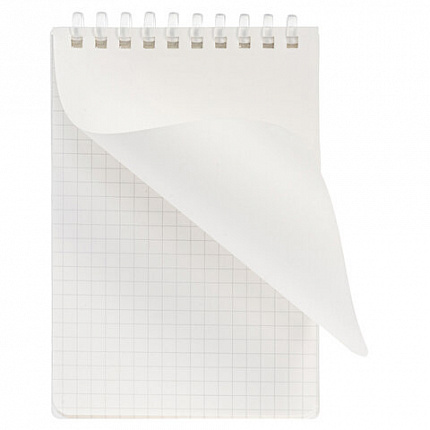 Блокнот МАЛЫЙ ФОРМАТ А6 80 л., мягкий гребень, пластик, фольга, клетка, HATBER, NATURAL FLOWERS, 090108, 80Б6A1мс_33479