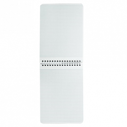 Блокнот А5 145х212 мм, 60 л., гребень, лакированная обложка, клетка, HATBER, "Синий", 60Б5В1гр, B194072