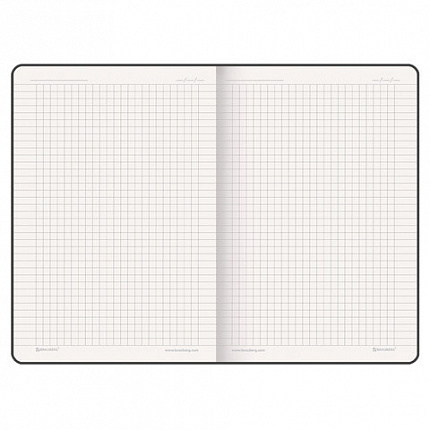 Блокнот А5 (162х218 мм), BRAUBERG "NOTE", под кожу софт-тач, с резинкой, 80 л., клетка, серый, 113440