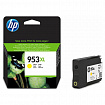 Картридж струйный HP (F6U18AE) Officejet Pro 8710/8210 №953XL, желтый, увеличенный ресурс 1600 стр., оригинальный
