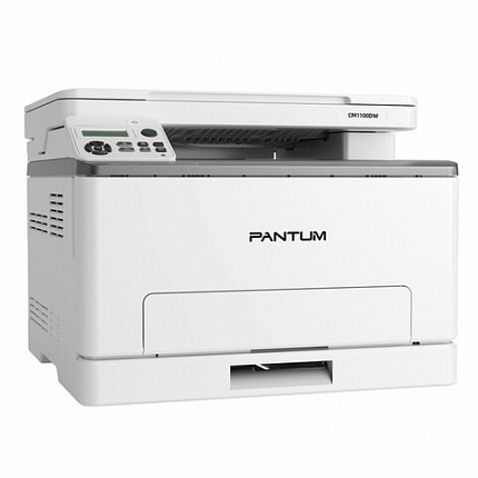 МФУ лазерное ЦВЕТНОЕ PANTUM CM1100DW "3 в 1" А4, 18 стр./мин., 30000 стр./мес., ДУПЛЕКС, Wi-Fi, сетевая карта