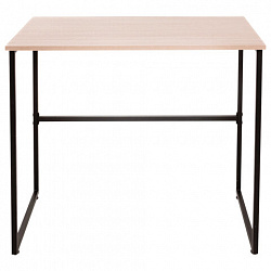Стол BRABIX "SMART CD-020", 900х500х770 мм, ЛОФТ, металл/ЛДСП ясень шимо светлый, каркас черный, 641949