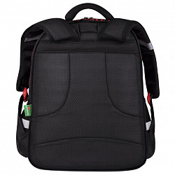 Рюкзак BRAUBERG KIDS MIND с пеналом в комплекте, 2 отделения, "Fiery Road", 40х28х18 см, 273177