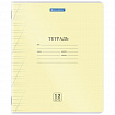 Тетрадь пластиковая обложка (прозрачная) 12 листов, косая линия, BRAUBERG "Smart Cover", АССОРТИ (микс в спайке), 405024