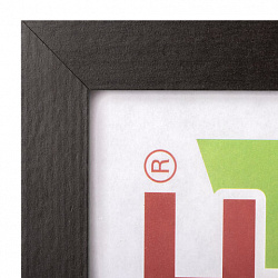 Рамка 30х40 см, небьющаяся, STAFF "Grand", багет 18 мм, цвет венге, МДФ, 391203