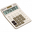Калькулятор настольный BRAUBERG DC-118-BG (175х126 мм), 12 разрядов, двойное питание, бежевый, 272963