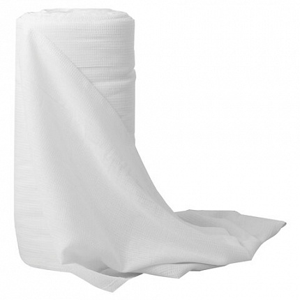 Полотно ВАФЕЛЬНОЕ отбеленное, рулон 0,45х60 м, в пакете, плотность 180 (±10) г/м2, LAIMA, 609577