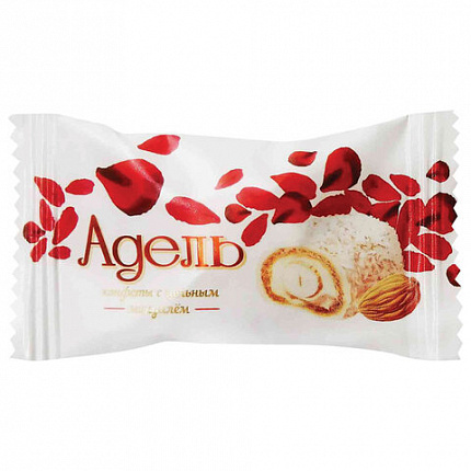 Конфеты АККОНД "Адель" с цельным миндалём в кокосовой стружке, 150 г