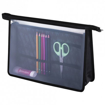 Папка для труда на молнии BRAUBERG А4, 2 отделения, органайзер, "Speed increase", 273404