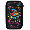 Пенал ЮНЛАНДИЯ, 3 отделения, картон с эффектом soft-touch, 19х11 см, "True friend", 272266