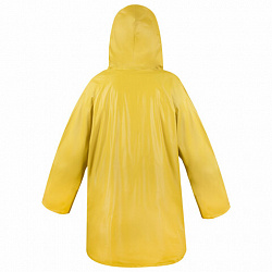 Дождевик-куртка желтая на кнопках С КАРМАНАМИ, виниловая, размер 50-56, рост 170-185, ГРАНДМАСТЕР, 610939