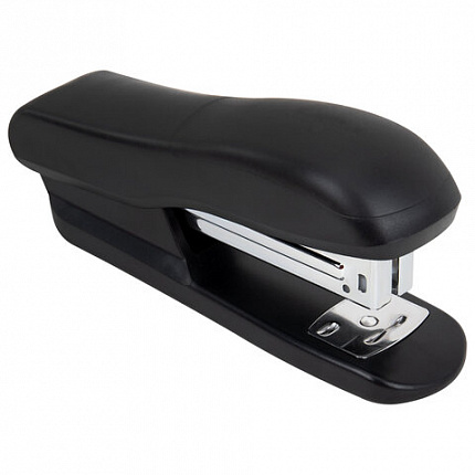 Степлер №24/6, 26/6 BRAUBERG "SX-39", до 25 листов, черный, 228590