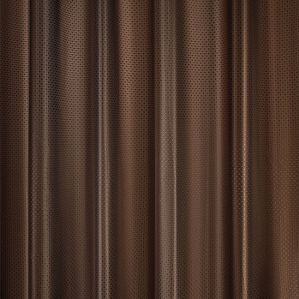 Шторка для ванной ПОЛИЭСТЕР, 180х200 см, кольца в комплекте, КОРИЧНЕВЫЙ БРИЛЛИАНТ, PRIMILA (ПРИМИЛА), 700097