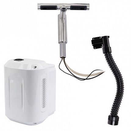 Сушилка для рук, встроенная в смеситель с подачей воды, сенсорная, SONNEN SF1204, 1200 Вт, 95 м/с, IP24, нержавеющая сталь, 607194