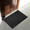 Коврик придверный 60х90 см, ЧЕРНЫЙ пластиковый грязезащитный, толщина 10 мм, "ТРАВКА", PRIMILA (ПРИМИЛА), 701066
